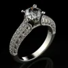 Cathedral Setting Moissanite Rings Elegant Design and Lasting Beauty