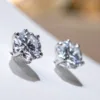 Moissanite Stud Earrings Guide Sparkle, Style, and Care