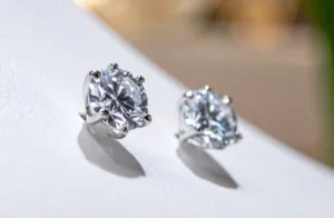 Moissanite Stud Earrings Guide Sparkle, Style, and Care