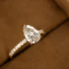 Pear Shaped Moissanite Ring A Complete Guide to Elegance, Sparkle, and Smart Choice