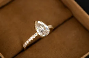 Pear Shaped Moissanite Ring A Complete Guide to Elegance, Sparkle, and Smart Choice