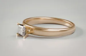 Princess Cut Moissanite Ring A Modern Classic with Bold Sparkle