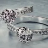 moissanite vs diamond engagement ring