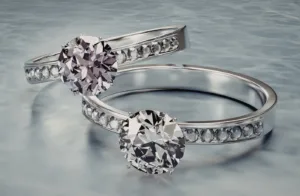 moissanite vs diamond engagement ring