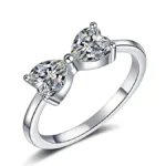 You & Me Series – Bound Hearts™ Ring (0.5CT × 2)