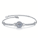 Time & Distance™ Bracelet – Moissanite Bracelet with Custom Engraving