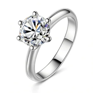 Promise Series – First Love™ Ring (6-Prong Solitaire, 0.5–1CT)