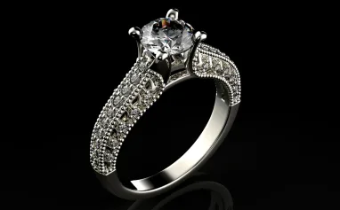 Cathedral Setting Moissanite Rings Elegant Design and Lasting Beauty