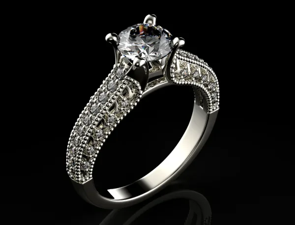Cathedral Setting Moissanite Rings Elegant Design and Lasting Beauty